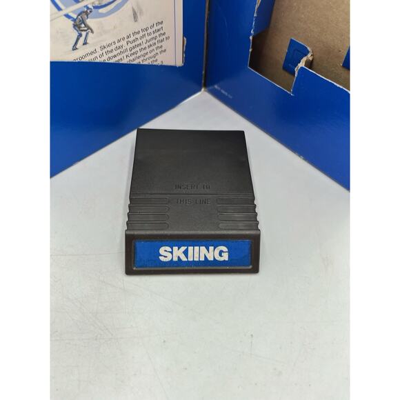 Skiing By Mattel Electronics Intellivision Game, Box, & Manual - Picture 6 of 9